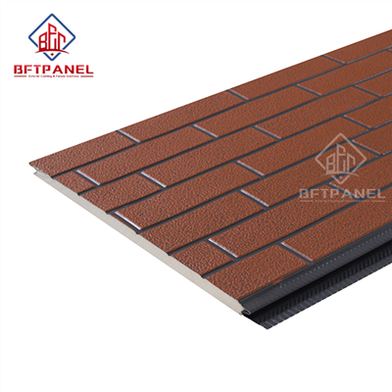 निर्माता से एक हीटर के साथ एक ईंट के नीचे धातु बाहरी शीथिंग - निर्माता से चीन तक धातु थर्मल पैनल।